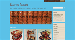 Desktop Screenshot of foxcreekbaskets.com